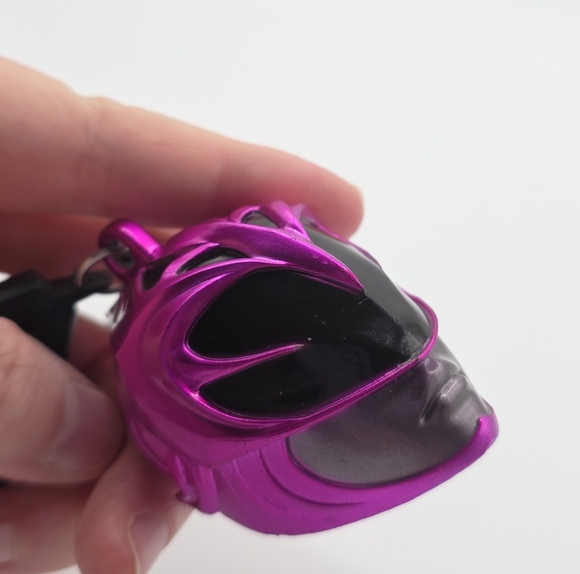 Power Rangers Movie Pink Ranger Helmut Keychain 2017 - Picture 2 of 5